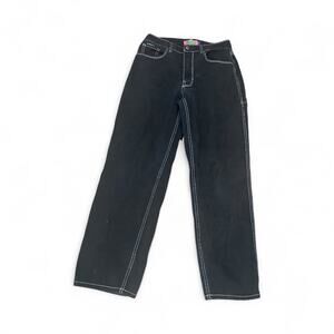 Empyre Jeans Womens Sz 8 Black Tori Denim Pants 90s Skater Carpenter Relaxed